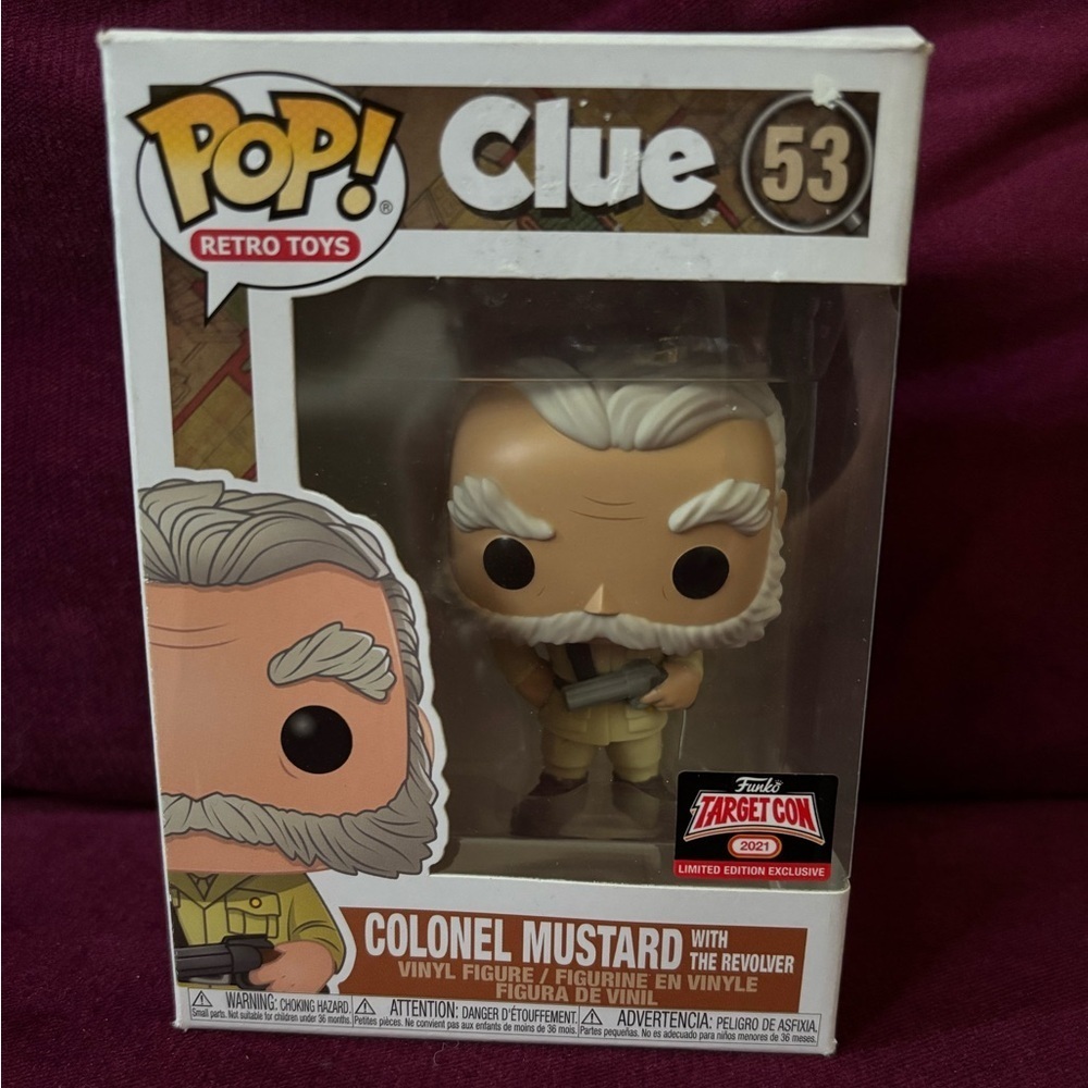 Funko Pop! Clue Colonel Mustard